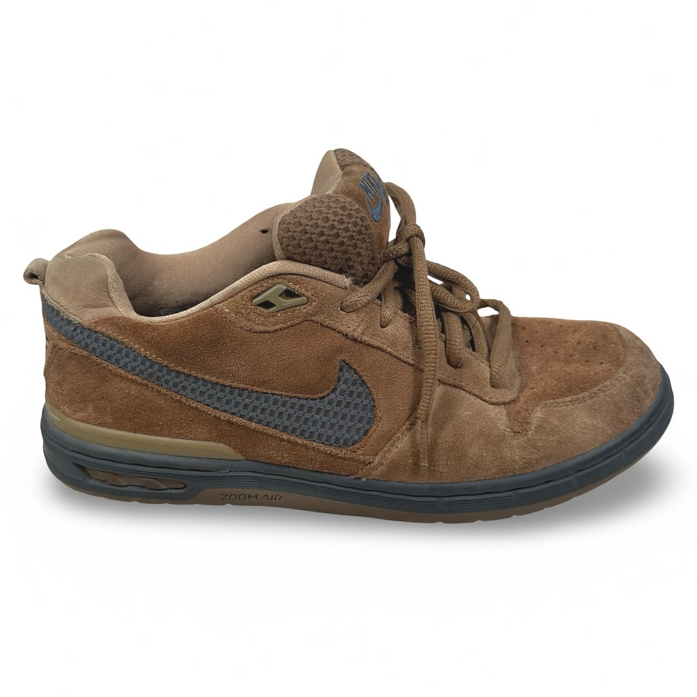 Nike SB Zoom Air Paul Rodriguez 1 Taupe Brown Flint Gray 310802-202 Mens 11.5